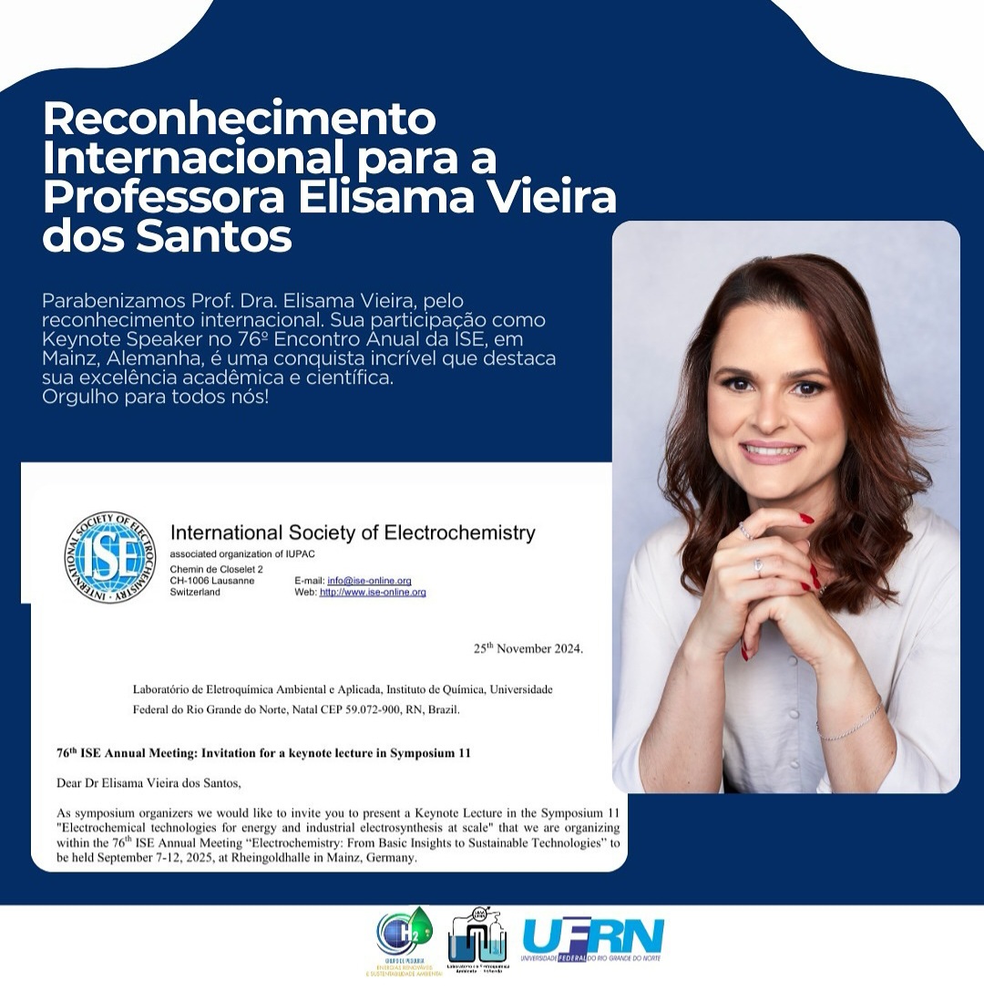Reconhecimento Internacional para a conterrânea Professora Elisama Vieira.